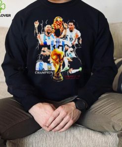 Messi World Cup Qatar 2022 Argentina Champions T Shirt