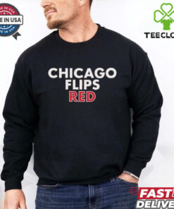 Zoe Leigh Chicago Flips Red T shirt