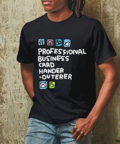 Zoebreadtok Professional Business Card Hander Outerer Shirt