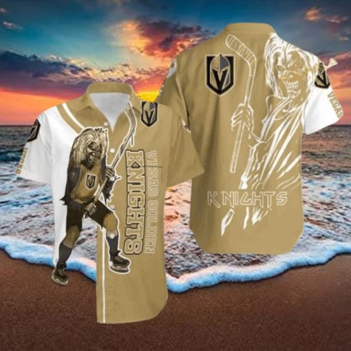 Zombie And Vegas Golden Knights NHL Hawaiian Shirt For Hockey Fans