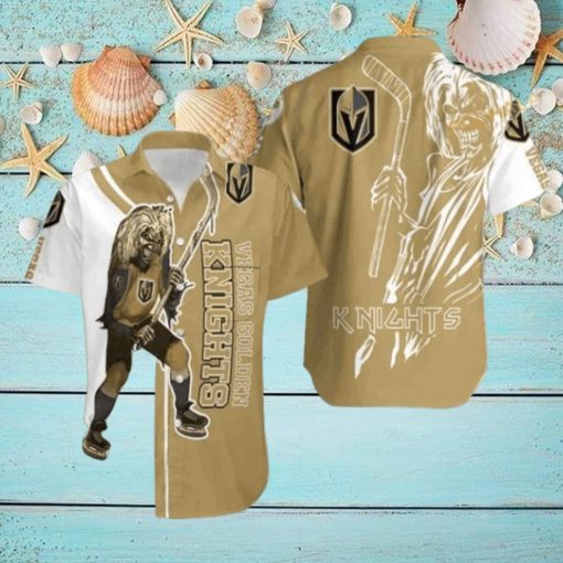 Zombie And Vegas Golden Knights NHL Hawaiian Shirt For Hockey Fans