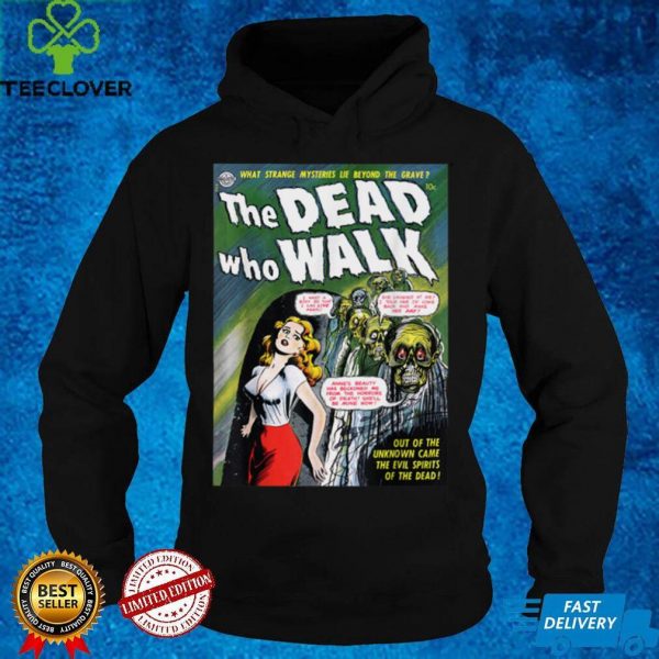 Zombie Halloween Horror Vintage Comic Book Retro Funny T Shirt