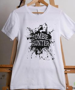 Zombie Hunter Black Grunge Shirt