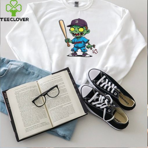 Zombie playing baseball T Shirt
