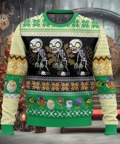 Zombie vs Plants Ugly Christmas Sweater