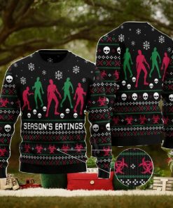 Zoombie Season Eatings Family Gift Ugly Christmas Sweater