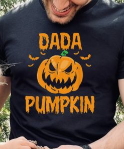 Mens Dada Pumpkin Matching Family Halloween T Shirt2