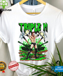 Triple H WWE cartoon graphic shirt