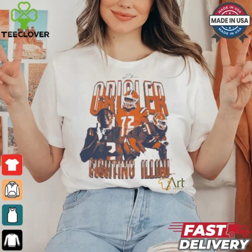Zy Crisler Illinois Fighting Illini signature 2024 shirt