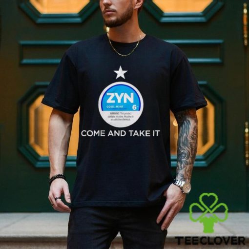 Zyn cool mint come and take it hoodie, sweater, longsleeve, shirt v-neck, t-shirt