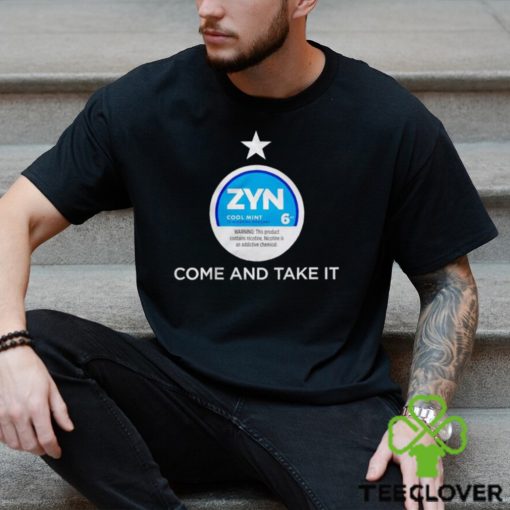 Zyn cool mint come and take it hoodie, sweater, longsleeve, shirt v-neck, t-shirt