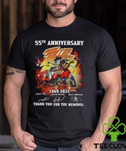 Zz Top 55th Anniversary 1969 2024 T Shirt