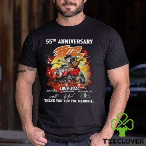 Zz Top 55th Anniversary 1969 2024 T Shirt