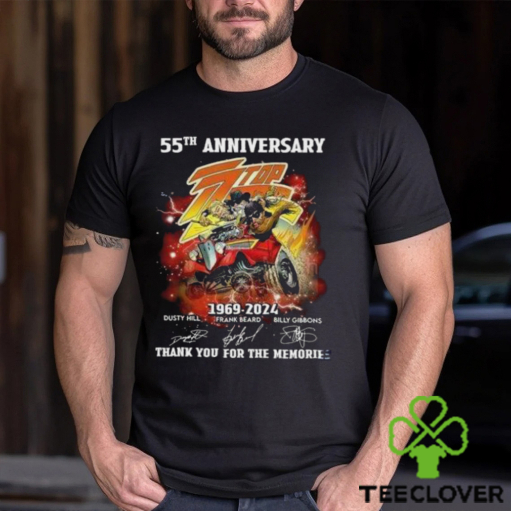 Zz Top 55th Anniversary 1969 2024 T Shirt Zz Top 55th Anniversary 1969 2024 T Shirt