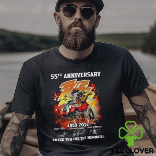 Zz Top 55th Anniversary 1969 2024 T Shirt