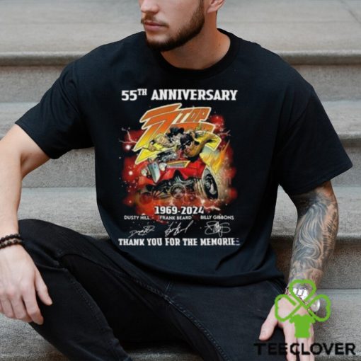 Zz Top 55th Anniversary 1969 2024 T Shirt