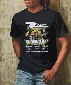 Zz Top 55th Anniversary 1969 2024 Thank You For The Memories Signatures Shirt