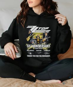 Zz Top 55th Anniversary 1969 2024 Thank You For The Memories Signatures Shirt