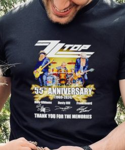Zz Top 55th anniversary 1969 2024 thank you for the memories shirt