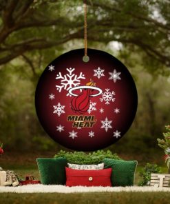 Miami Heat NBA 2023 Xmas Gifts Christmas Decorations Ornament