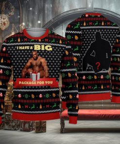 Big Package Barry Wood Meme Ugly Christmas Sweater