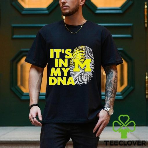 Michigan Wolverines It’s In My DNA Fingerprint shirt