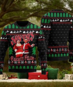 Santa’s Favorite Felon Trump Ugly Christmas Sweater