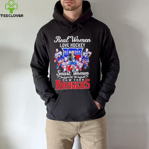 Real women love hockey smart women love the New York Rangers signatures shirt
