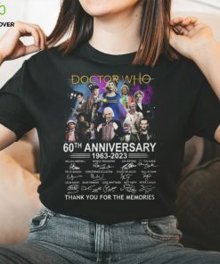 Doctor Who 60th Anniversary 1963 – 2023 Signature Thank You For The Memories Unisex T Shirt 3 Doctor Who 60th Anniversary 1963 – 2023 Signature Thank You For The Memories Unisex T Shirt