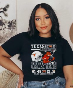 Bevo Texas Longhorns 2023 Big 12 Football Champions 49 21 T Shirt