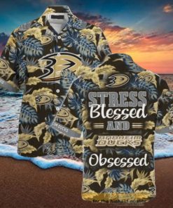 NHL Anaheim Ducks Hawaiian Shirt Beach Vacation Gift