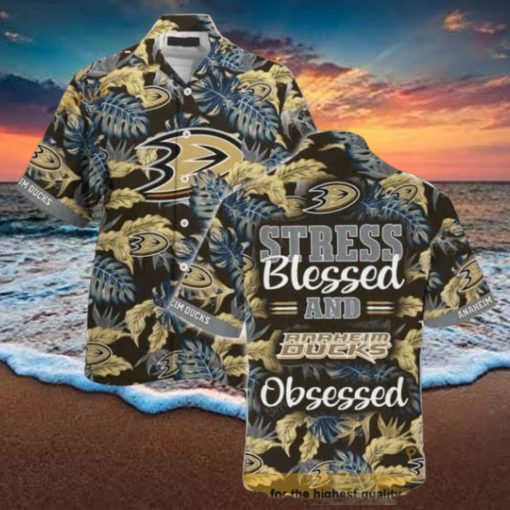 NHL Anaheim Ducks Hawaiian Shirt Beach Vacation Gift