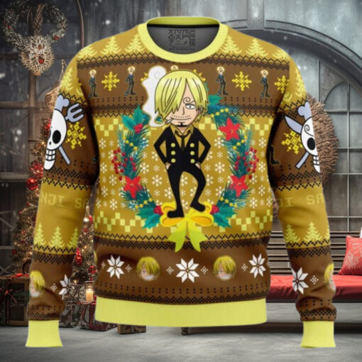 Christmas Sanji OP Ugly Christmas Sweater