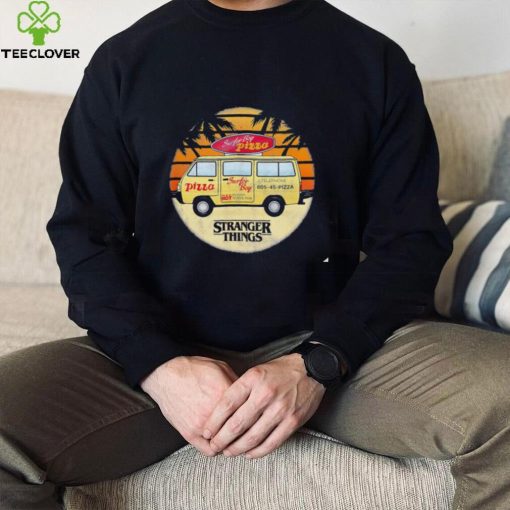 Surfer Boy Pizza Van Stranger Things bus vintage hoodie, sweater, longsleeve, shirt v-neck, t-shirt