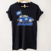 aby Yoda Drive A Car Los Angeles Rams Football Flag Logo Shirt