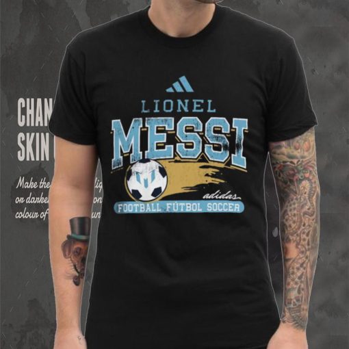 adidas Adult Inter Miami CF Lionel Messi #10 Varsity Black T Shirt