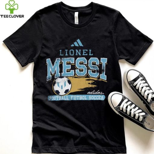 adidas Adult Inter Miami CF Lionel Messi #10 Varsity Black T Shirt