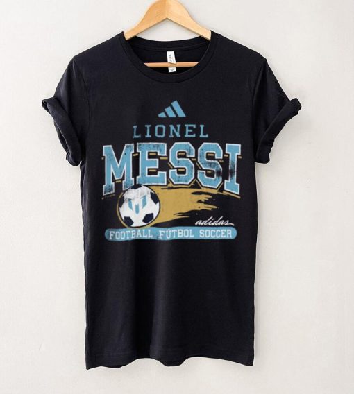 adidas Adult Inter Miami CF Lionel Messi #10 Varsity Black T Shirt