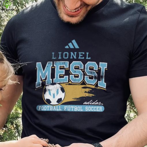 adidas Adult Inter Miami CF Lionel Messi #10 Varsity Black T Shirt