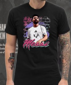 adidas Adult Miami Messi Mural Black T Shirt