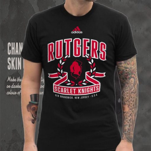 adidas Men’s Rutgers Scarlet Knights Black Class Dismissed T Shirt