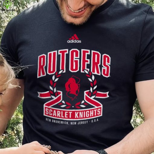 adidas Men’s Rutgers Scarlet Knights Black Class Dismissed T Shirt