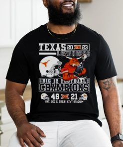 Bevo Texas Longhorns 2023 Big 12 Football Champions 49 21 T Shirt
