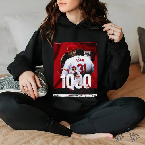 Official Lance Lynn on 1,000 career strikeouts in a Cardinals Shirt