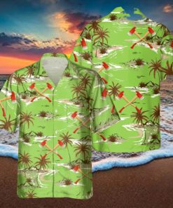 AWESOME FIREFIGHTER AOP POCKET HAWAIIAN SHIRT