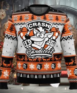 1996 Bandicoot Crash Bandicoot Ugly Christmas Sweater
