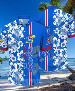 ansas Jayhawks NCAA Flower 3D All Over Printed Hawaiian Shirt