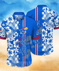 ansas Jayhawks NCAA Flower 3D All Over Printed Hawaiian Shirt