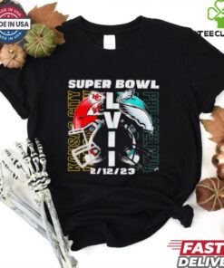 Helmets Super Bowl 2025 Kansas City Chiefs vs Philadelphia Eagles Showdown in Stunning shirt