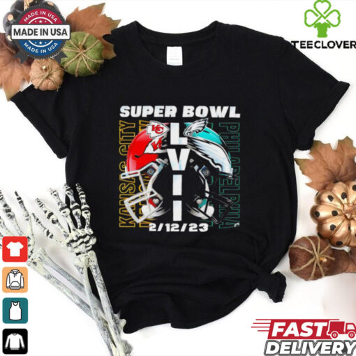 Helmets Super Bowl 2025 Kansas City Chiefs vs Philadelphia Eagles Showdown in Stunning shirt